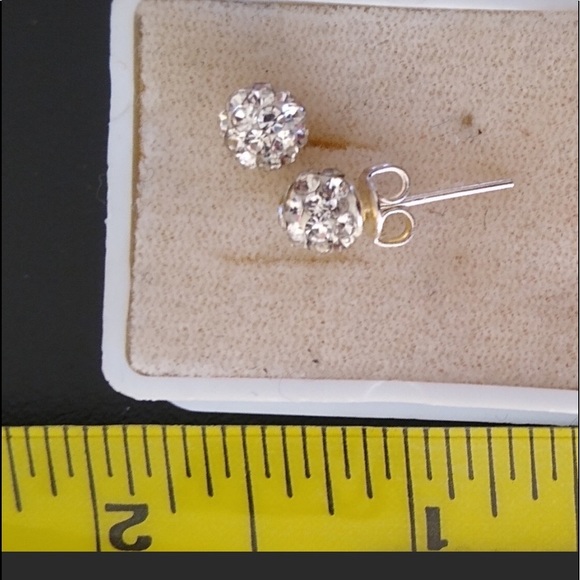 Swarovski CZ / sterling 925 earrings ✨✨✨ NWOT - Picture 3 of 8